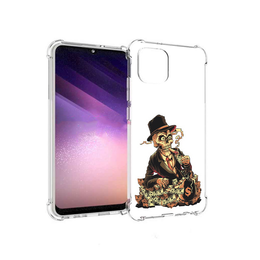 Чехол MyPads Tocco для Samsung Galaxy A03 нарисованный череп с сигаретой, Прозрачный, Tocco
Чехол MyPads Tocco для Samsung Galaxy A03 нарисованный череп с сигаретой, Прозрачный, Tocco