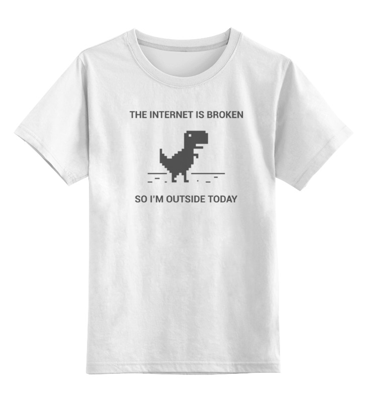 Футболка детская Printio The internet is broken... цв. белый р. 152, The internet is broken...
Футболка детская Printio The internet is broken... цв. белый р. 152, The internet is broken...