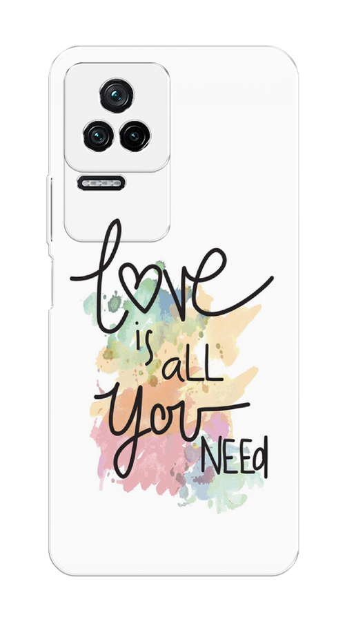 Чехол на Poco F4/Redmi K40S "Love is all you need", Белый;черный;зеленый, 314650-1
Чехол на Poco F4/Redmi K40S "Love is all you need", Белый;черный;зеленый, 314650-1