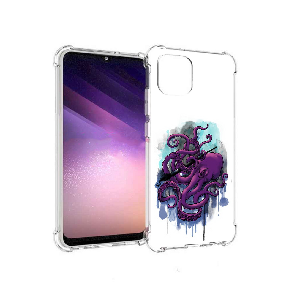 Чехол MyPads Tocco для Samsung Galaxy A03 фиолетовый осьминог (PT226903.537.658), Прозрачный, Tocco
Чехол MyPads Tocco для Samsung Galaxy A03 фиолетовый осьминог (PT226903.537.658), Прозрачный, Tocco