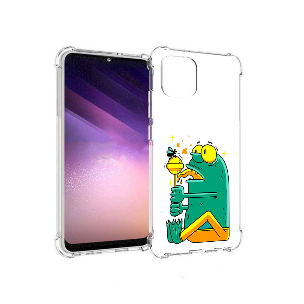 Чехол MyPads Tocco для Samsung Galaxy A03 Зеленая лягушка с чупа чупсом (PT226903.537.85), Прозрачный, Tocco
Чехол MyPads Tocco для Samsung Galaxy A03 Зеленая лягушка с чупа чупсом (PT226903.537.85), Прозрачный, Tocco