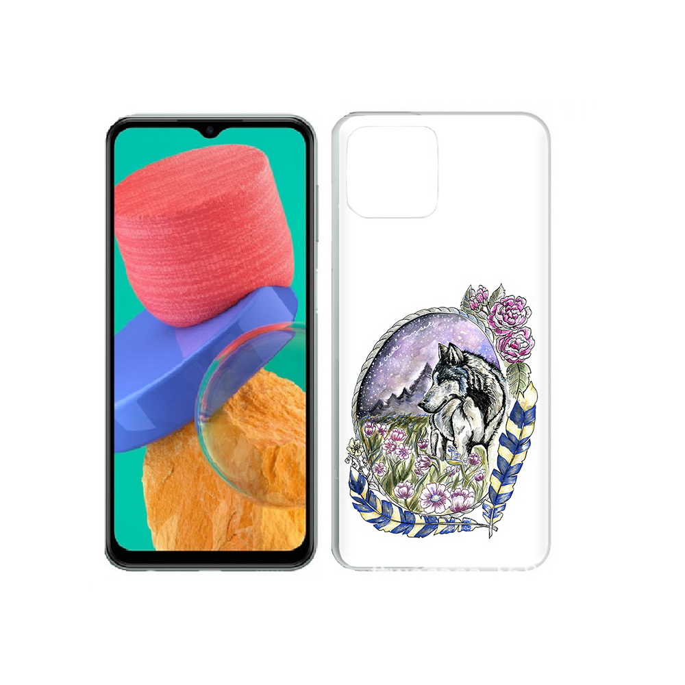 Чехол MyPads Tocco для Samsung Galaxy M33 нарисованный волк в цветах с перьями, Прозрачный, Tocco
Чехол MyPads Tocco для Samsung Galaxy M33 нарисованный волк в цветах с перьями, Прозрачный, Tocco