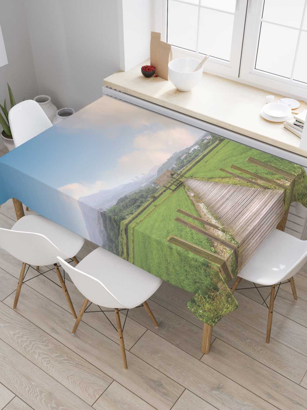 Скатерть прямоугольная JoyArty "Путь в даль" из сатена, 120x145 см, Зеленый, Путь в даль
Скатерть прямоугольная JoyArty "Путь в даль" из сатена, 120x145 см, Зеленый, Путь в даль