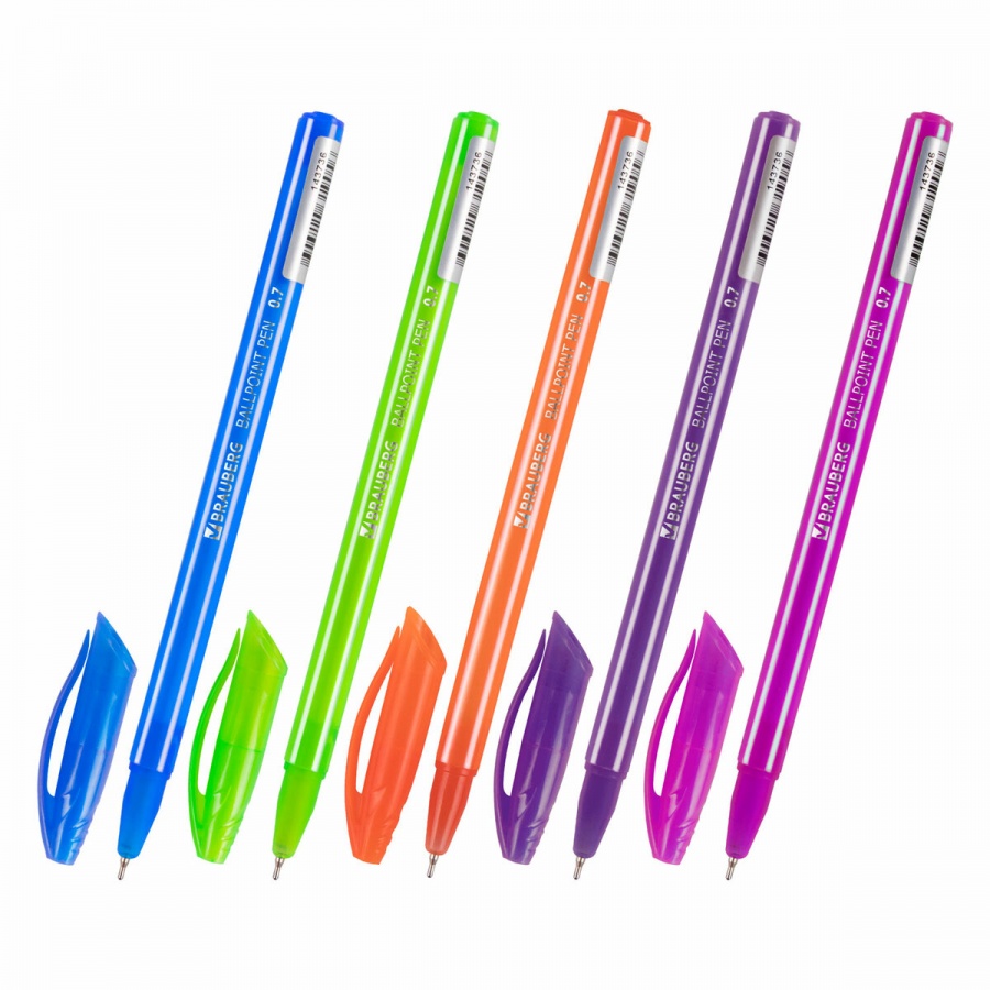 Ручка шариковая Brauberg Stripes 0.35мм, синий цвет чернил, масляная основа 60шт. 143736
Ручка шариковая Brauberg Stripes 0.35мм, синий цвет чернил, масляная основа 60шт. 143736