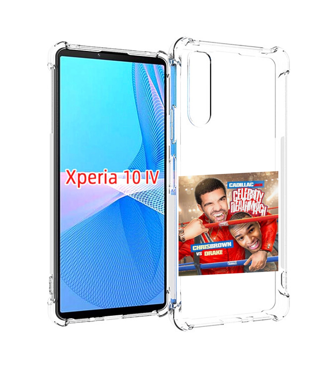 Чехол MyPads Drake & Chris Brown - Celebrity Deathmatch для Sony Xperia 10 IV (10-4), Прозрачный, Tocco
Чехол MyPads Drake & Chris Brown - Celebrity Deathmatch для Sony Xperia 10 IV (10-4), Прозрачный, Tocco