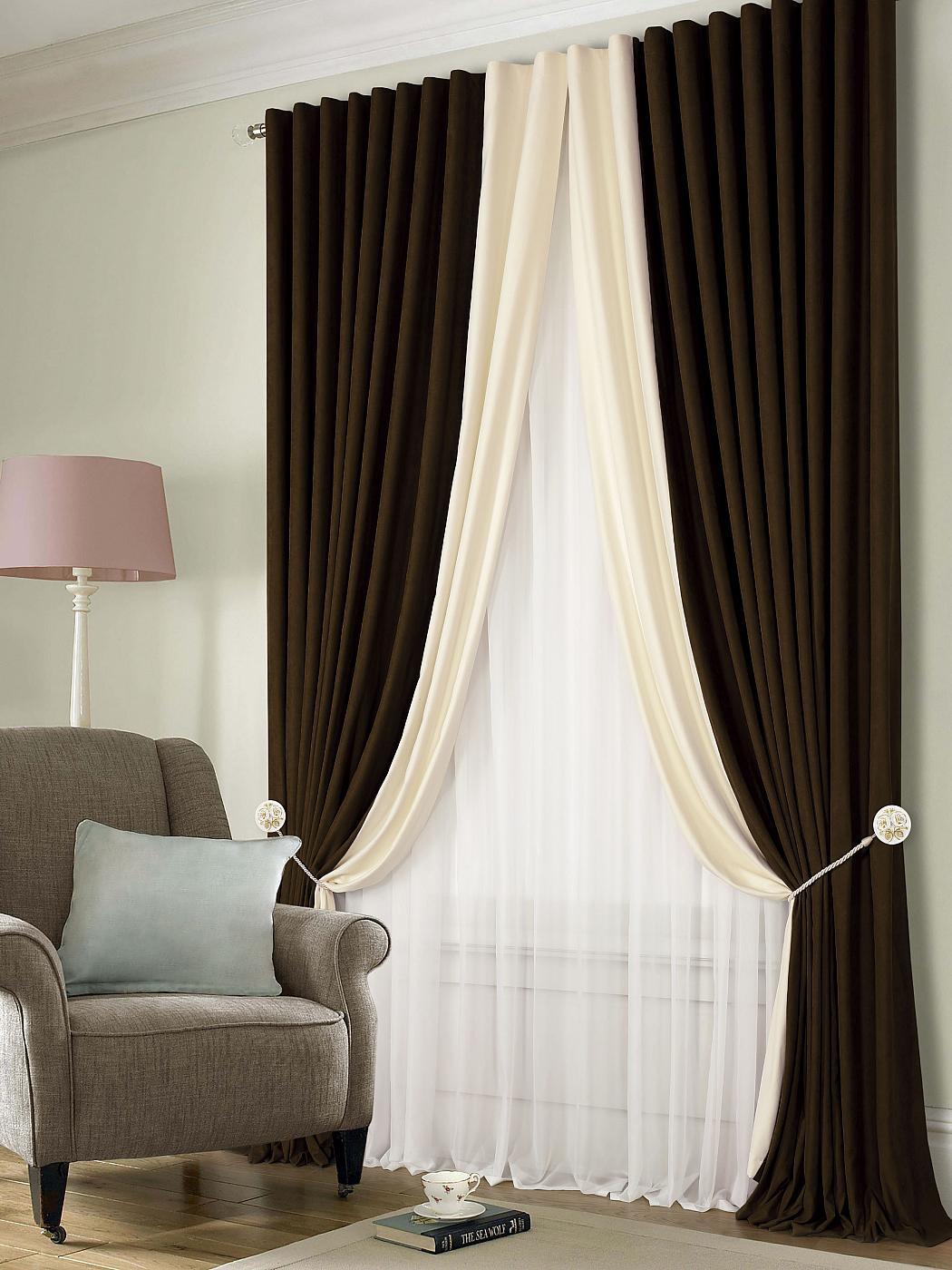 Комплекты штор AT HOME / шторы в комнату 240х270 см / Клом (венге), 205553
Комплекты штор AT HOME / шторы в комнату 240х270 см / Клом (венге), 205553