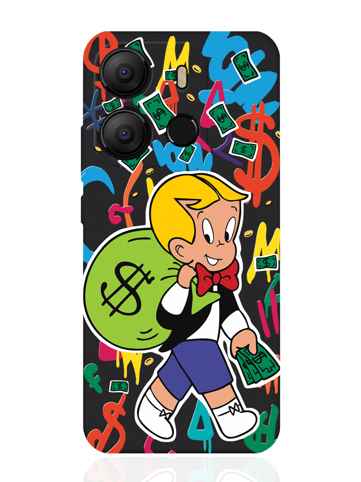 Чехол для Tecno Pop 7 Monopoly Richie Rich/Монополи Богатенький Риччи черный, Разноцветный
Чехол для Tecno Pop 7 Monopoly Richie Rich/Монополи Богатенький Риччи черный, Разноцветный