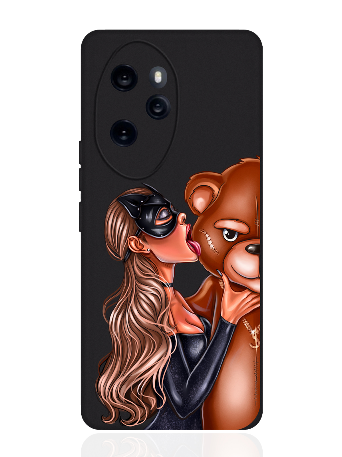Чехол для смартфона Honor 100 Pro черный силиконовый Кошечка и мишка, Золотистый;черный
Чехол для смартфона Honor 100 Pro черный силиконовый Кошечка и мишка, Золотистый;черный