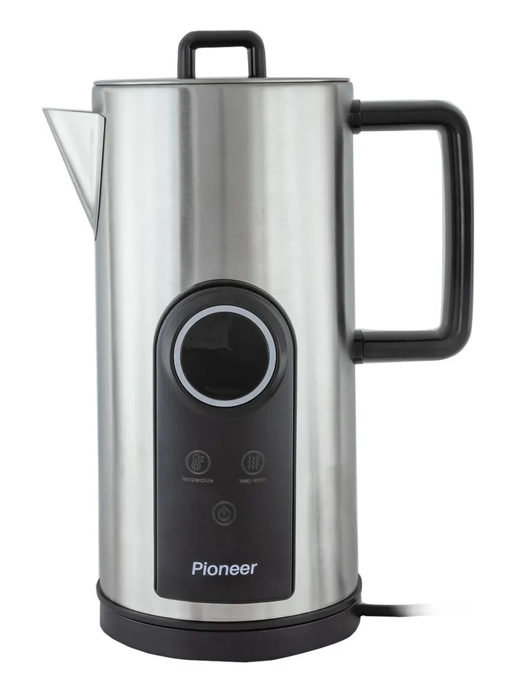 фото Чайник электрический pioneer ke575m 1.7 л silver
