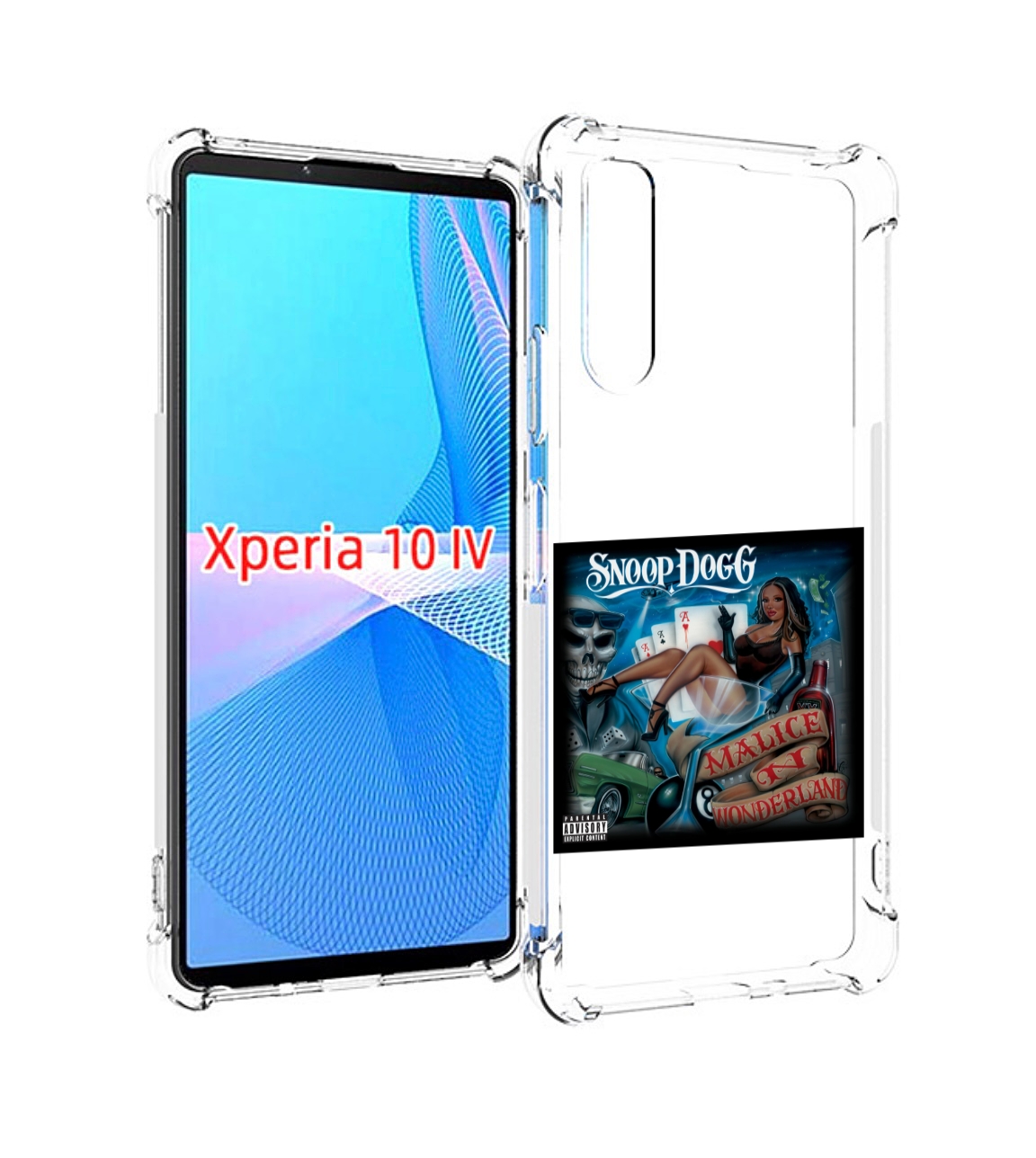 Чехол MyPads Snoop Dogg MALICE N WONDERLAND для Sony Xperia 10 IV (10-4), Прозрачный, Tocco
Чехол MyPads Snoop Dogg MALICE N WONDERLAND для Sony Xperia 10 IV (10-4), Прозрачный, Tocco