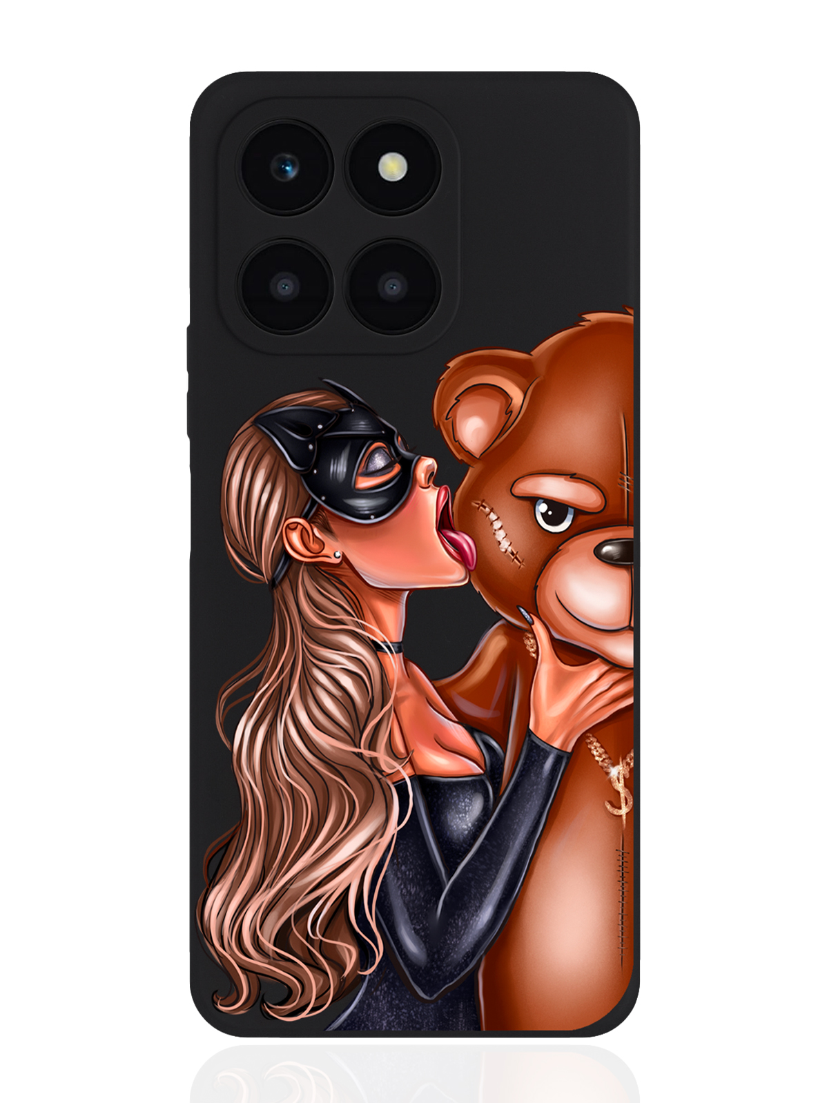 Чехол для смартфона Honor X6A черный силиконовый Кошечка и мишка, Черный;коричневый, Honor
Чехол для смартфона Honor X6A черный силиконовый Кошечка и мишка, Черный;коричневый, Honor