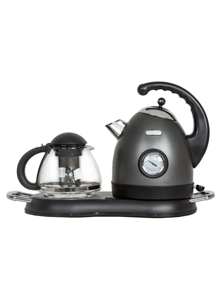 фото Чайник электрический pioneer ke580m 1.7 л black