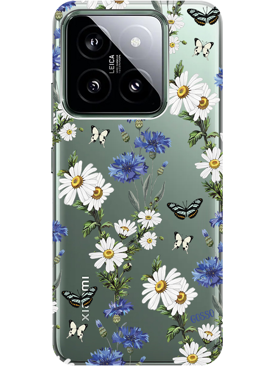 Силиконовый чехол на Xiaomi 14 с рисунком "Hello, Camomiles" прозрачный, Прозрачный;голубой;зеленый, 20012082
Силиконовый чехол на Xiaomi 14 с рисунком "Hello, Camomiles" прозрачный, Прозрачный;голубой;зеленый, 20012082