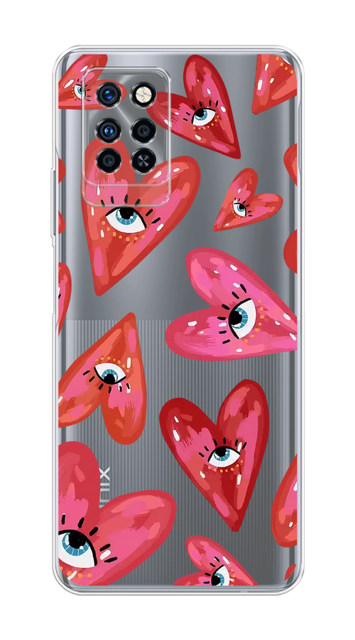 Чехол на Infinix Note 10 Pro "Сердечки с глазами", Коричневый;красный;розовый, 3100150-1
Чехол на Infinix Note 10 Pro "Сердечки с глазами", Коричневый;красный;розовый, 3100150-1