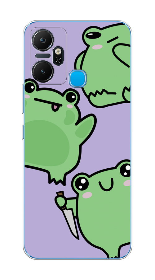 Чехол на Infinix Smart 6 Plus "Опасные лягушата", Фиолетовый;зеленый;черный, 3102350-1
Чехол на Infinix Smart 6 Plus "Опасные лягушата", Фиолетовый;зеленый;черный, 3102350-1