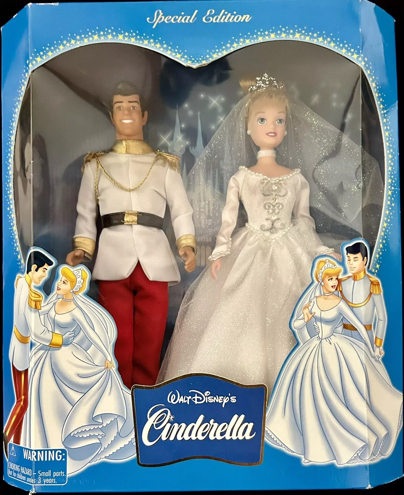 Коллекционный набор кукол Золушка и Принц Barbie Walt Disney 50 Anniversary Edition 1999
Коллекционный набор кукол Золушка и Принц Barbie Walt Disney 50 Anniversary Edition 1999