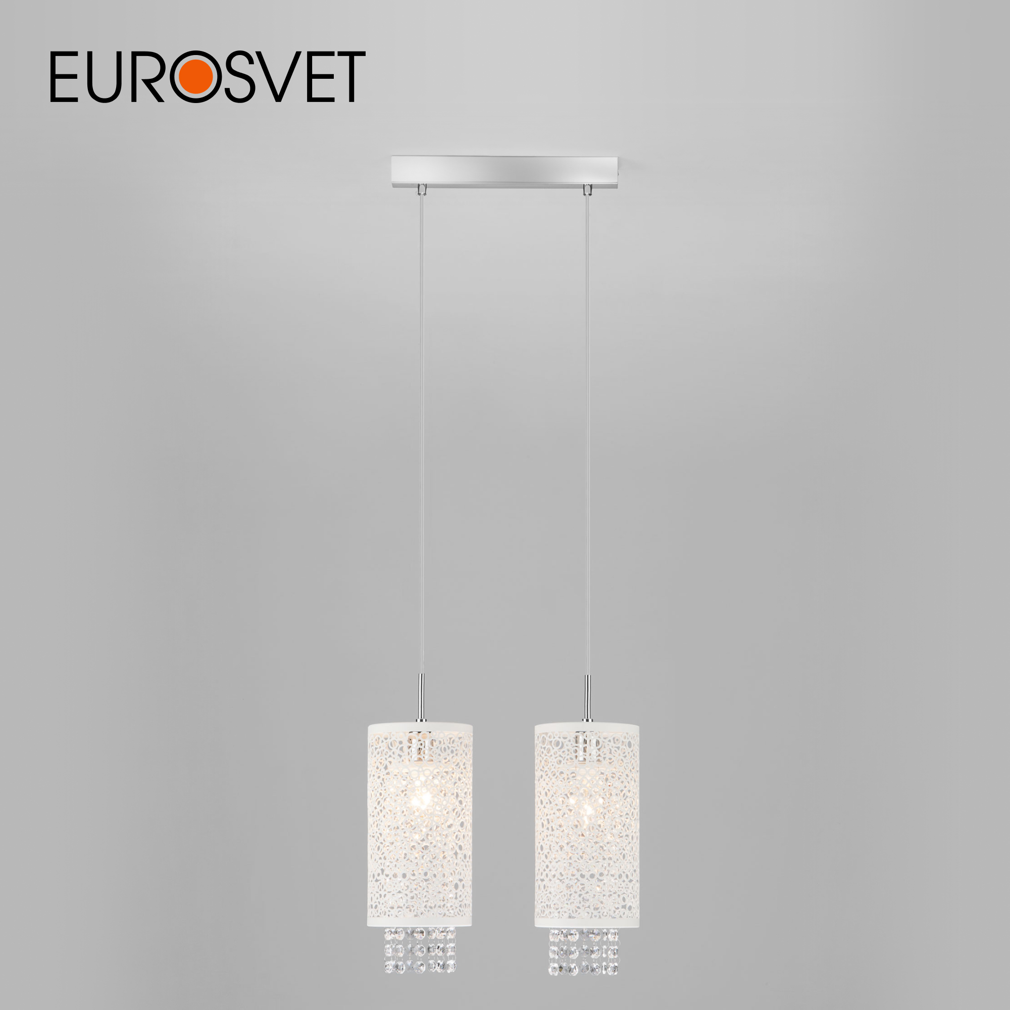 Подвесная люстра на два плафона с хрусталем Eurosvet Laguna 1181/2 E14 хром, 1181/2 хром
Подвесная люстра на два плафона с хрусталем Eurosvet Laguna 1181/2 E14 хром, 1181/2 хром