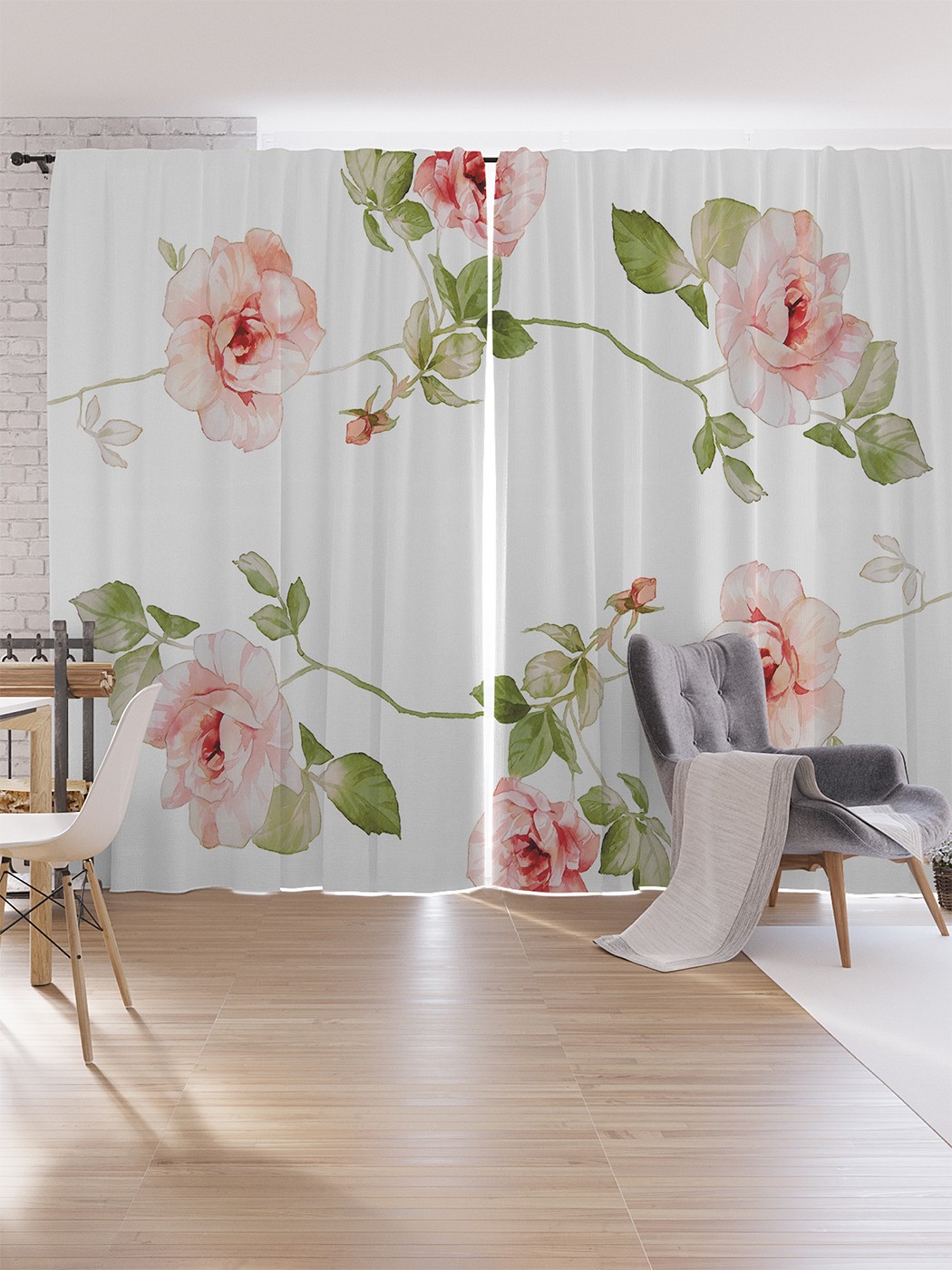 Шторы под лён JoyArty "Цветочные ветви", серия Oxford DeLux, 340х265 см, Цветочные ветви
Шторы под лён JoyArty "Цветочные ветви", серия Oxford DeLux, 340х265 см, Цветочные ветви