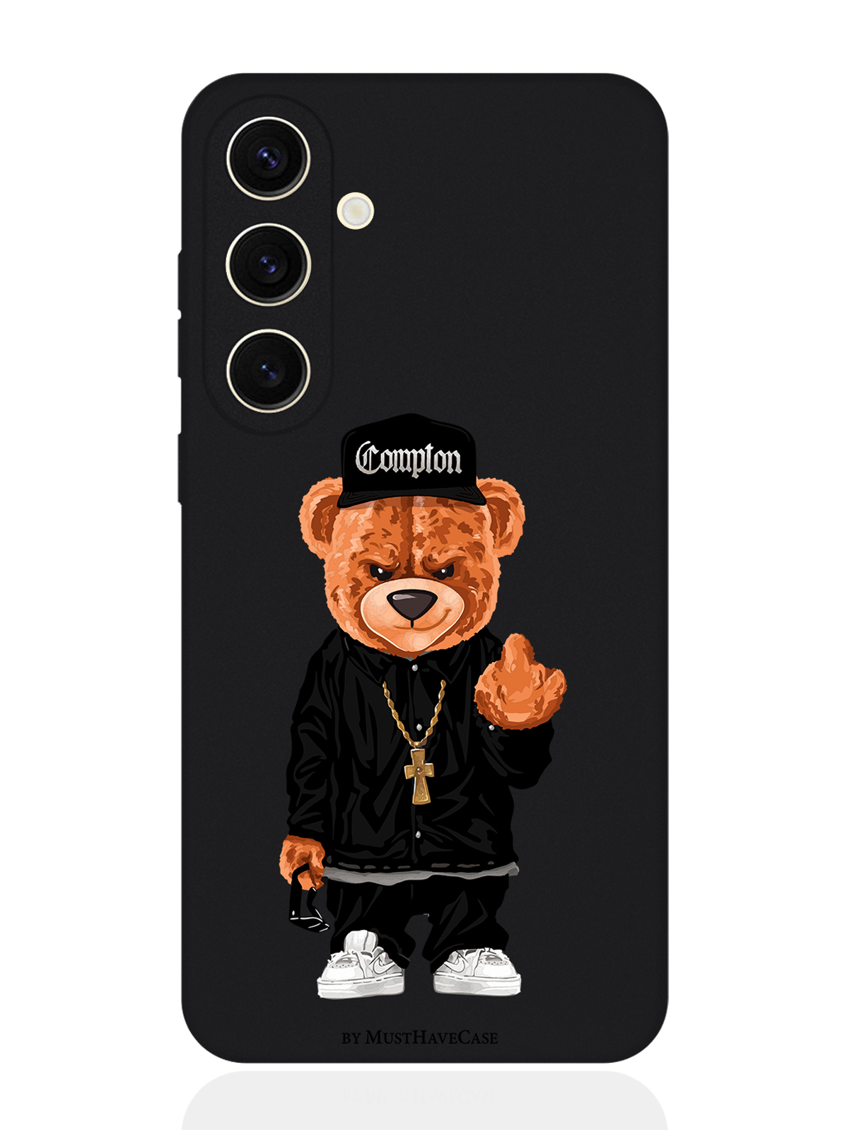 Чехол для смартфона Samsung S24 черный силиконовый Мишка Compton, Коричневый;черный, Samsung
Чехол для смартфона Samsung S24 черный силиконовый Мишка Compton, Коричневый;черный, Samsung