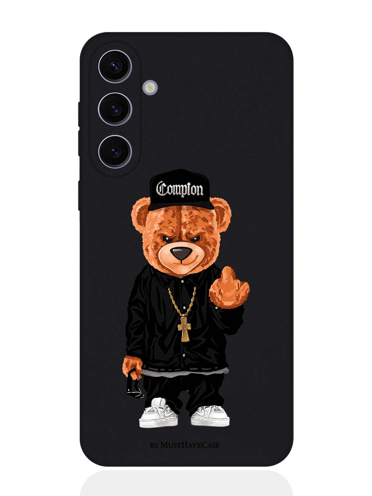 Чехол для смартфона Samsung S24 Plus черный силиконовый Мишка Compton, Коричневый;черный;белый, Samsung
Чехол для смартфона Samsung S24 Plus черный силиконовый Мишка Compton, Коричневый;черный;белый, Samsung