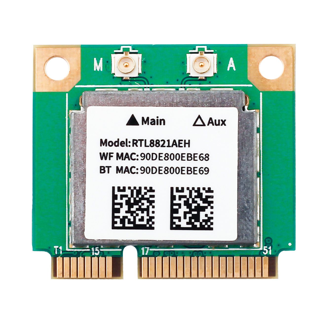 Приемник Wi-Fi NoBrand для компьютера Mini PCI-e 802.11a; 802.11g; 802.11n; 802.11ac, Зеленый;белый
Приемник Wi-Fi NoBrand для компьютера Mini PCI-e 802.11a; 802.11g; 802.11n; 802.11ac, Зеленый;белый