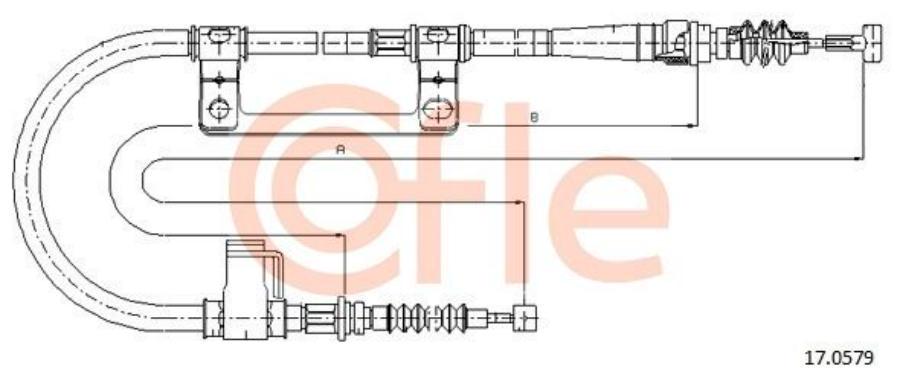 COFLE Трос стояночного тормоза лев задн MAZDA 626 GE-MX6 all (дисковые тормоза) 2/92-97
COFLE Трос стояночного тормоза лев задн MAZDA 626 GE-MX6 all (дисковые тормоза) 2/92-97