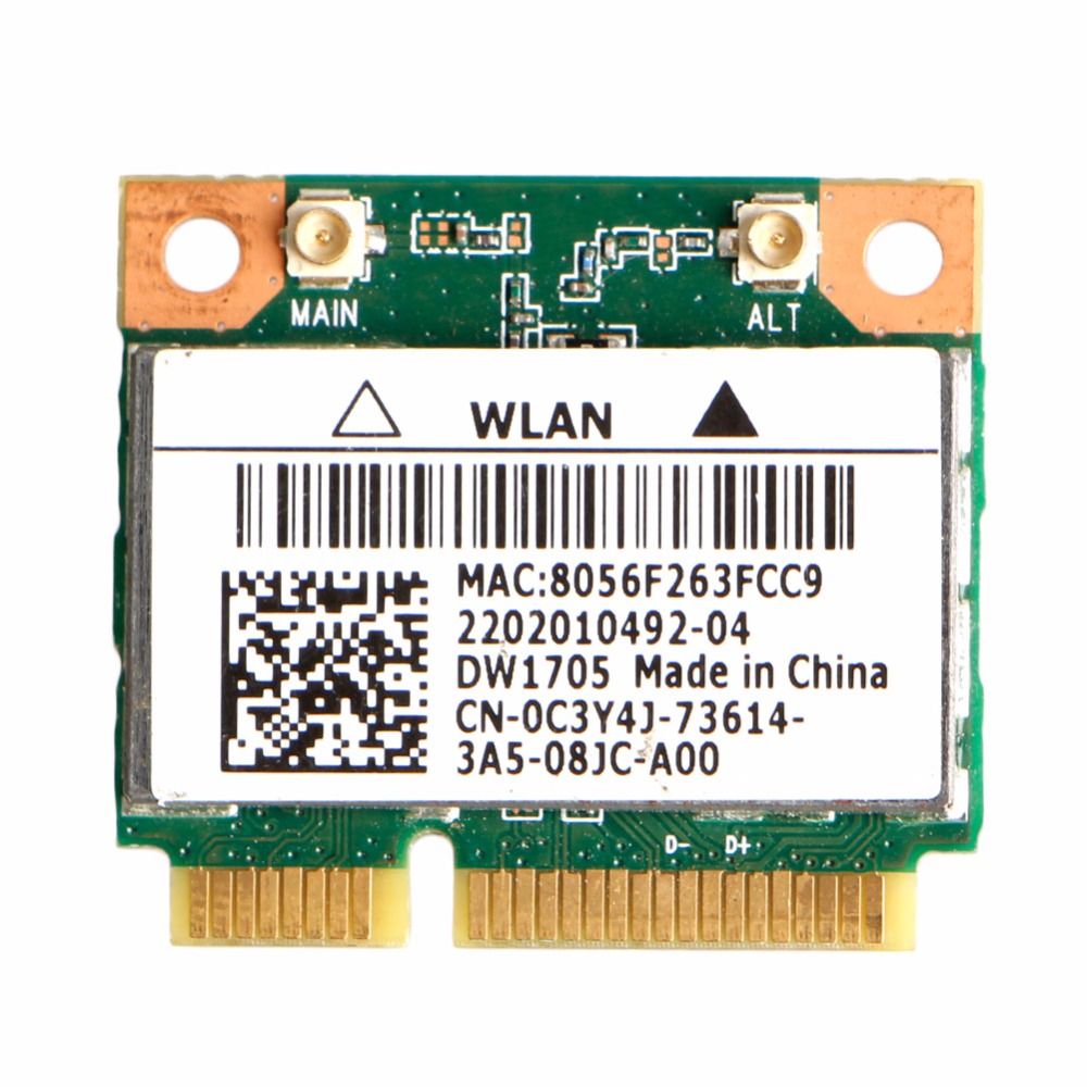 Приемник Wi-Fi NoBrand для ноутбука; для компьютера Mini PCI-e 802.11a; 802.11g; 802.11n, Зеленый;белый
Приемник Wi-Fi NoBrand для ноутбука; для компьютера Mini PCI-e 802.11a; 802.11g; 802.11n, Зеленый;белый