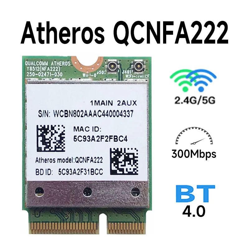Приемник Wi-Fi NoBrand для компьютера M.2 802.11a; 802.11b; 802.11g; 802.11n, Зеленый;белый
Приемник Wi-Fi NoBrand для компьютера M.2 802.11a; 802.11b; 802.11g; 802.11n, Зеленый;белый