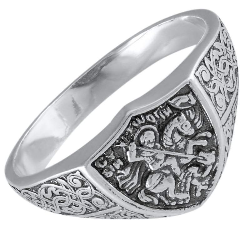 фото Кольцо из серебра р. 23 костромской ювелир z-кл-15