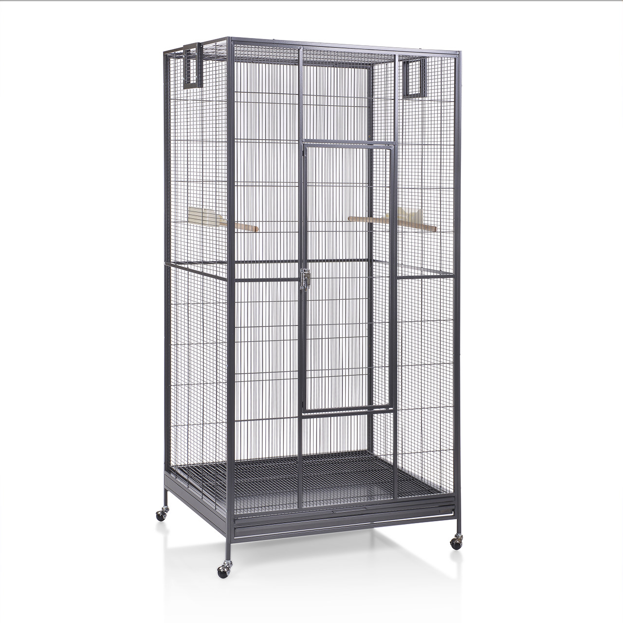 Клетка для птиц Montana 90x70x180 K36610, MONTANA Клетка для малых птиц "Sydney I", тёмно-серая, 90х70х180см (Германия)
Клетка для птиц Montana 90x70x180 K36610, MONTANA Клетка для малых птиц "Sydney I", тёмно-серая, 90х70х180см (Германия)