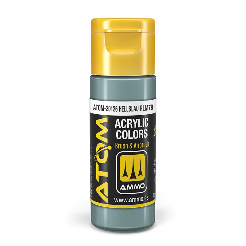 Акриловая краска Ammo Mig Atom Color Светло-голубой RLM78 Hellblau RLM78 ATOM20126
Акриловая краска Ammo Mig Atom Color Светло-голубой RLM78 Hellblau RLM78 ATOM20126