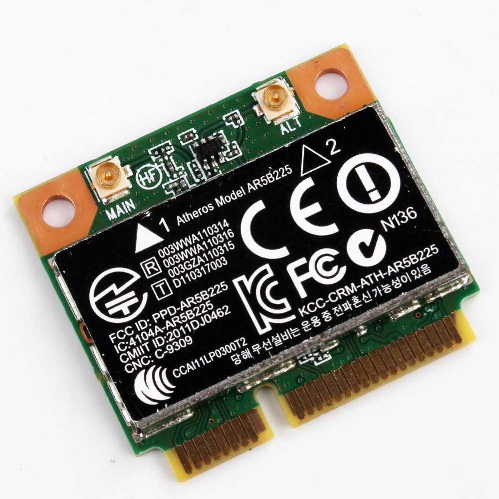 Приемник Wi-Fi NoBrand для компьютера Mini PCI-e 802.11b; 802.11g; 802.11n, Зеленый;белый
Приемник Wi-Fi NoBrand для компьютера Mini PCI-e 802.11b; 802.11g; 802.11n, Зеленый;белый