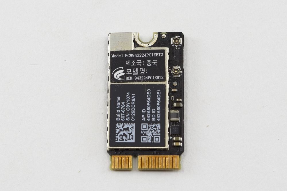 Приемник Wi-Fi NoBrand для компьютера Mini PCI-e 802.11b; 802.11g; 802.11n, Зеленый;белый
Приемник Wi-Fi NoBrand для компьютера Mini PCI-e 802.11b; 802.11g; 802.11n, Зеленый;белый