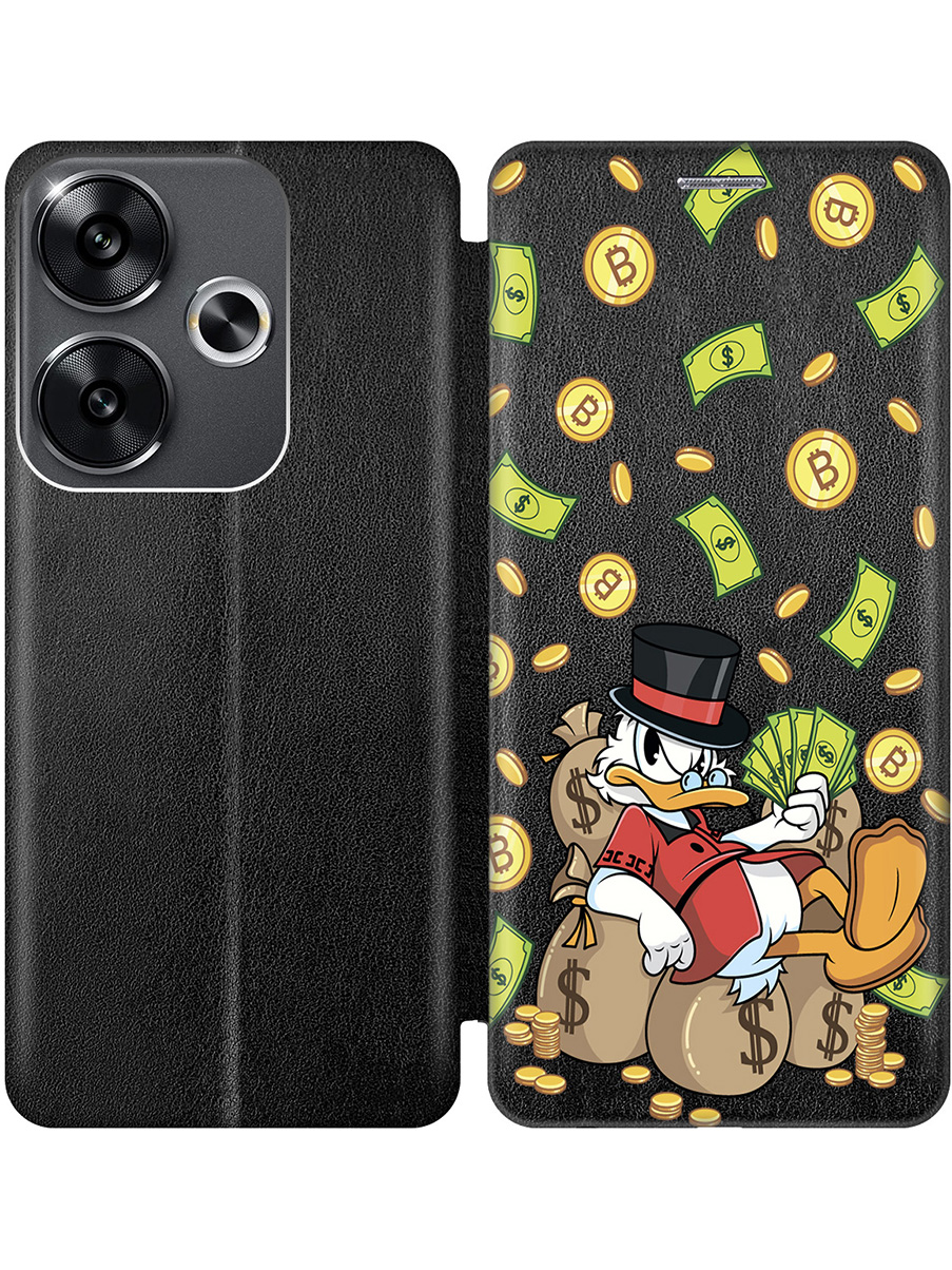 Чехол-книжка на Xiaomi Redmi Turbo 3 / Poco F6 с принтом "Богатый Скрудж" черный, Черный;прозрачный;белый;зеленый, 783980871
Чехол-книжка на Xiaomi Redmi Turbo 3 / Poco F6 с принтом "Богатый Скрудж" черный, Черный;прозрачный;белый;зеленый, 783980871