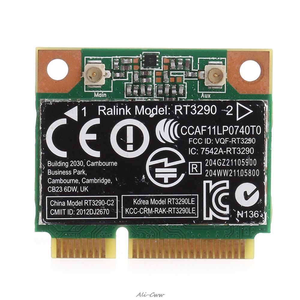 Приемник Wi-Fi NoBrand для компьютера Mini PCI-e 802.11b; 802.11g; 802.11n, Зеленый;белый
Приемник Wi-Fi NoBrand для компьютера Mini PCI-e 802.11b; 802.11g; 802.11n, Зеленый;белый