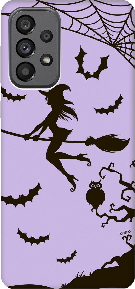 Чехол на Samsung Galaxy A73 5G "Witch on a Broomstick" сиреневый, Фиолетовый;черный, 10586
Чехол на Samsung Galaxy A73 5G "Witch on a Broomstick" сиреневый, Фиолетовый;черный, 10586