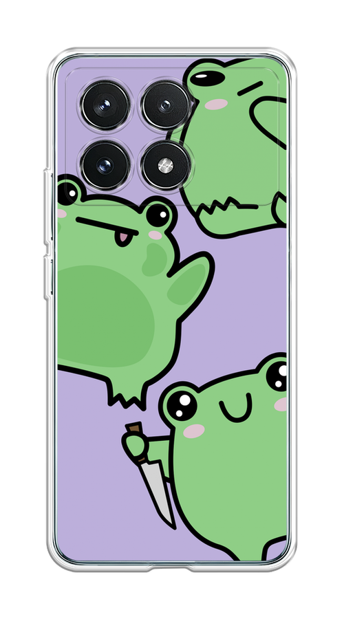 Чехол на Xiaomi Redmi K70 Pro 5G/K70 5G "Опасные лягушата", Фиолетовый;зеленый;черный, 320850-1
Чехол на Xiaomi Redmi K70 Pro 5G/K70 5G "Опасные лягушата", Фиолетовый;зеленый;черный, 320850-1