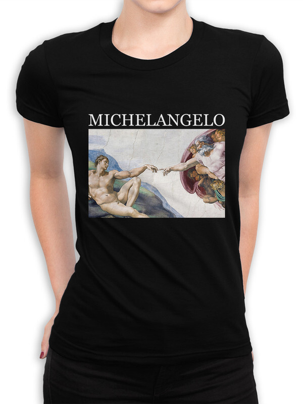Футболка женская Dream Shirts Микеланджело - Сотворение Адама черная 2XL, Черный, Микеланджело - Сотворение Адама
Футболка женская Dream Shirts Микеланджело - Сотворение Адама черная 2XL, Черный, Микеланджело - Сотворение Адама