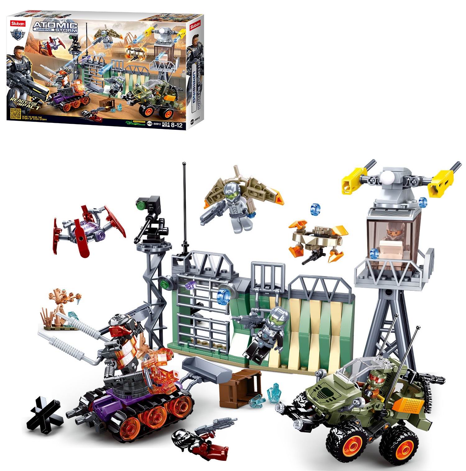 Конструктор Sluban серия Atomic Storm Космическая битва 501 деталь M38-B0912, M38-B0912
Конструктор Sluban серия Atomic Storm Космическая битва 501 деталь M38-B0912, M38-B0912