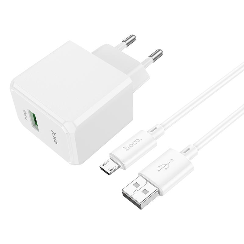Сетевое зарядное устройство Hoco CS12A 1USB 3.0A QC3.0 18W для micro USB 1м White, CS12Am
Сетевое зарядное устройство Hoco CS12A 1USB 3.0A QC3.0 18W для micro USB 1м White, CS12Am