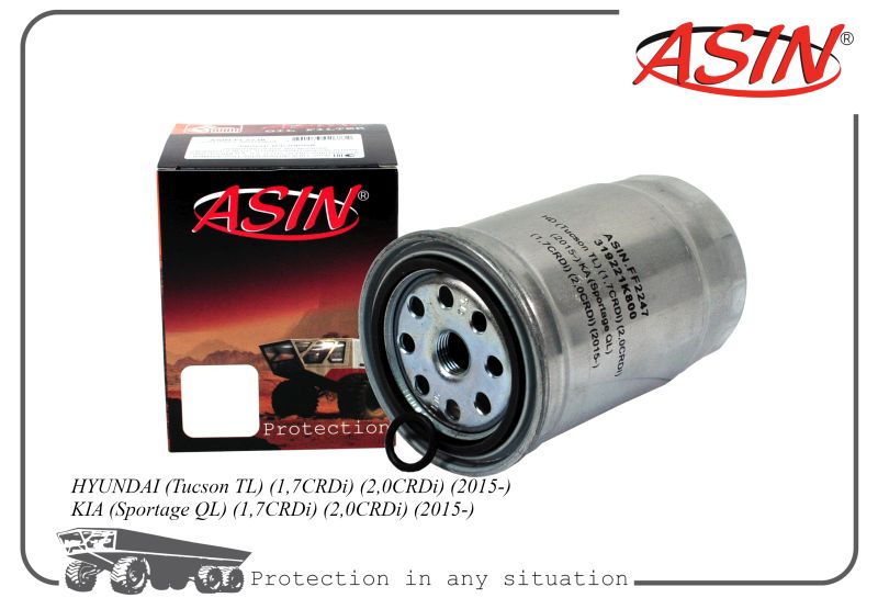 Фильтр топл. 31922-1K800 ASINFF2247 HYUNDAI Tucson TL 1,7CRDi 2,0CRDi 15- KIA Sportage QL
Фильтр топл. 31922-1K800 ASINFF2247 HYUNDAI Tucson TL 1,7CRDi 2,0CRDi 15- KIA Sportage QL