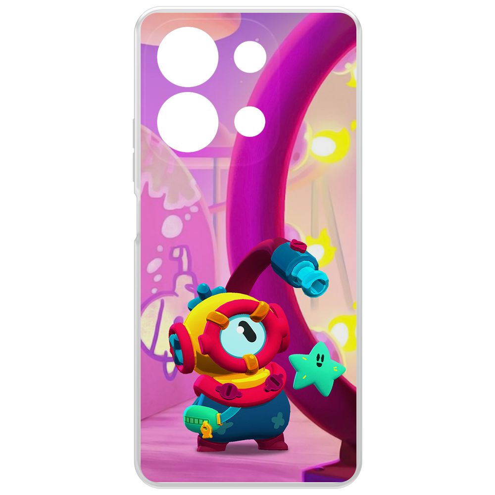 Чехол-накладка Krutoff Clear Case Brawl Stars-Отис для Xiaomi Redmi Note 13 4G, Прозрачный
Чехол-накладка Krutoff Clear Case Brawl Stars-Отис для Xiaomi Redmi Note 13 4G, Прозрачный