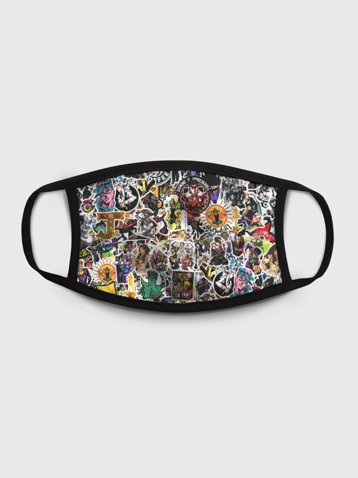 Многоразовая маска унисекс Burnettie Jojos Sticker Bombing, Разноцветный, Jojos Sticker Bombing
Многоразовая маска унисекс Burnettie Jojos Sticker Bombing, Разноцветный, Jojos Sticker Bombing
