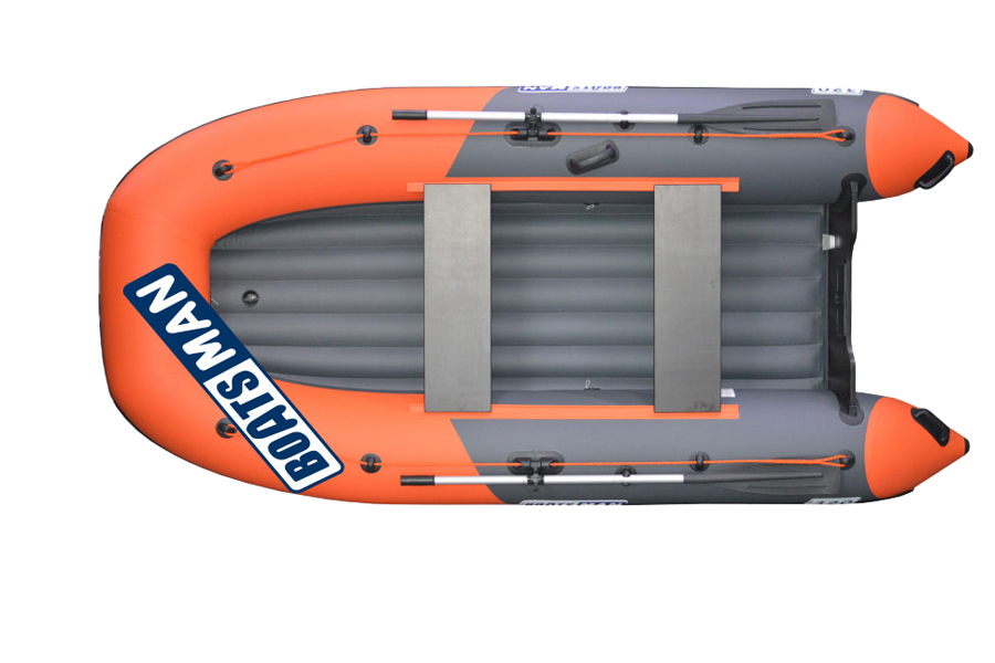 фото Лодка boatsman bt320a 3,2х1,54 м оранжевый/серый