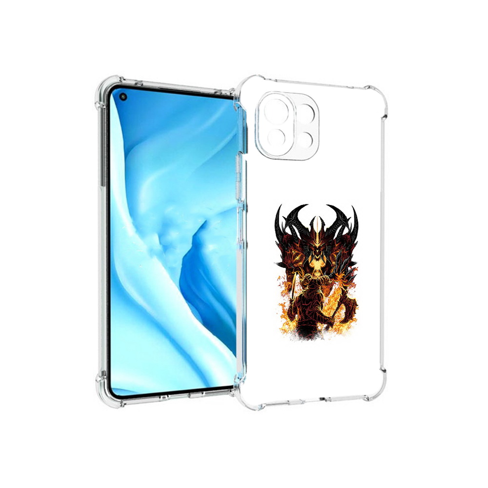 Чехол MyPads Tocco для Xiaomi Mi 11 Lite демон shadow fiend (PT159462.256.318), Прозрачный, Tocco 
Чехол MyPads Tocco для Xiaomi Mi 11 Lite демон shadow fiend (PT159462.256.318), Прозрачный, Tocco