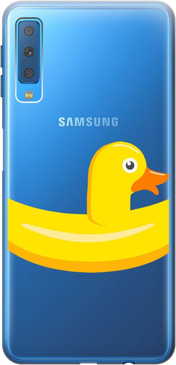 Чехол на Samsung Galaxy A7 (2018) с принтом "Duck Swim Ring" прозрачный, Прозрачный;белый, 5396
Чехол на Samsung Galaxy A7 (2018) с принтом "Duck Swim Ring" прозрачный, Прозрачный;белый, 5396