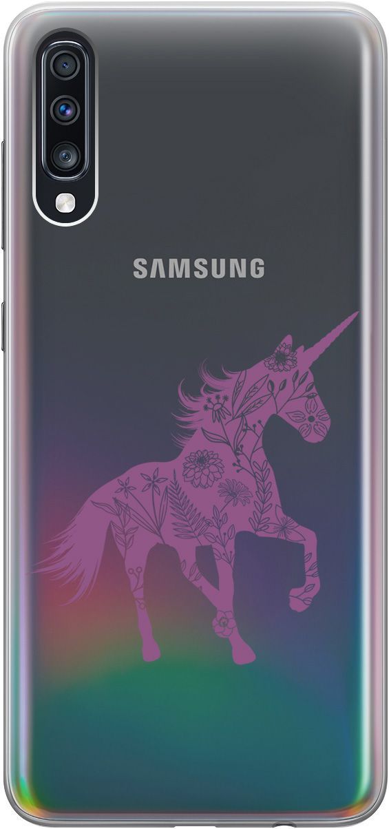 Чехол на Samsung Galaxy A70/A70s "Floral Unicorn" прозрачный, Прозрачный;фиолетовый, 5398
Чехол на Samsung Galaxy A70/A70s "Floral Unicorn" прозрачный, Прозрачный;фиолетовый, 5398