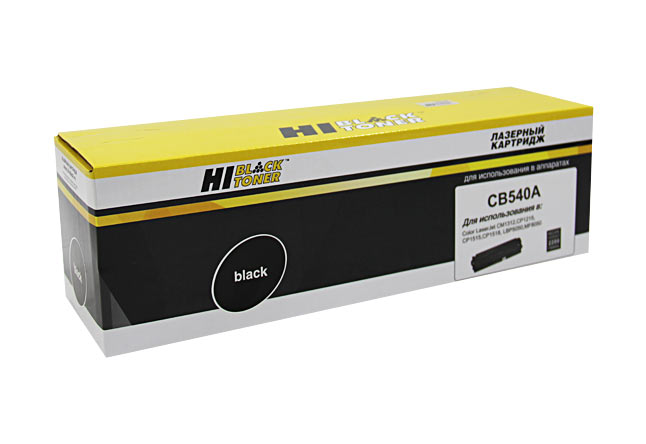 Картридж Hi-Black (HB-CB540A) для HP CLJ CM1300/CM1312/CP1210/CP1215, Bk, 2,2K, Черный
Картридж Hi-Black (HB-CB540A) для HP CLJ CM1300/CM1312/CP1210/CP1215, Bk, 2,2K, Черный