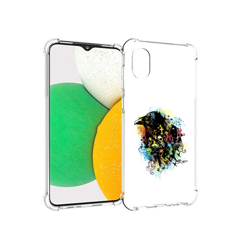 Чехол MyPads Tocco для Samsung Galaxy A03 Core ворон и черепа (PT224480.538.273), Прозрачный, Tocco
Чехол MyPads Tocco для Samsung Galaxy A03 Core ворон и черепа (PT224480.538.273), Прозрачный, Tocco