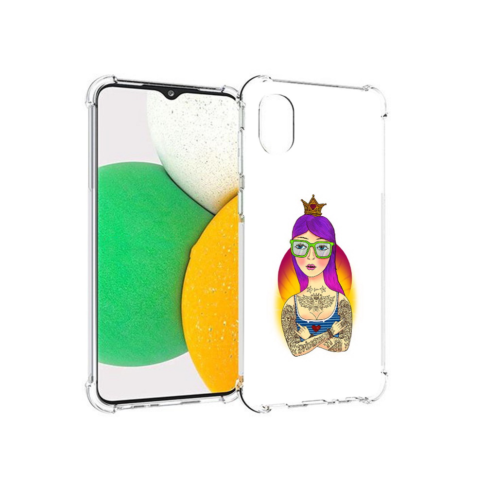 Чехол MyPads Tocco для Samsung Galaxy A03 Core девушка в татуировках с короной, Прозрачный, Tocco
Чехол MyPads Tocco для Samsung Galaxy A03 Core девушка в татуировках с короной, Прозрачный, Tocco